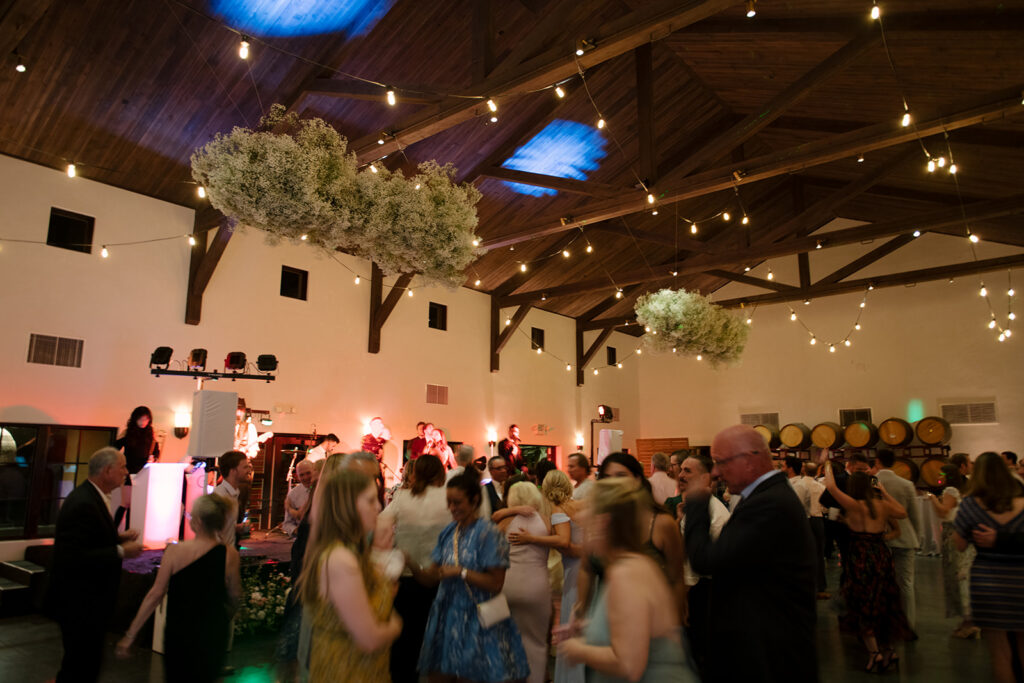 wedding reception at viansa winery