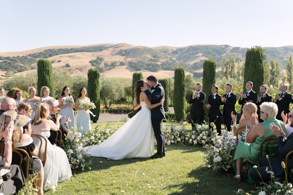 Timeless wedding at viansa winery